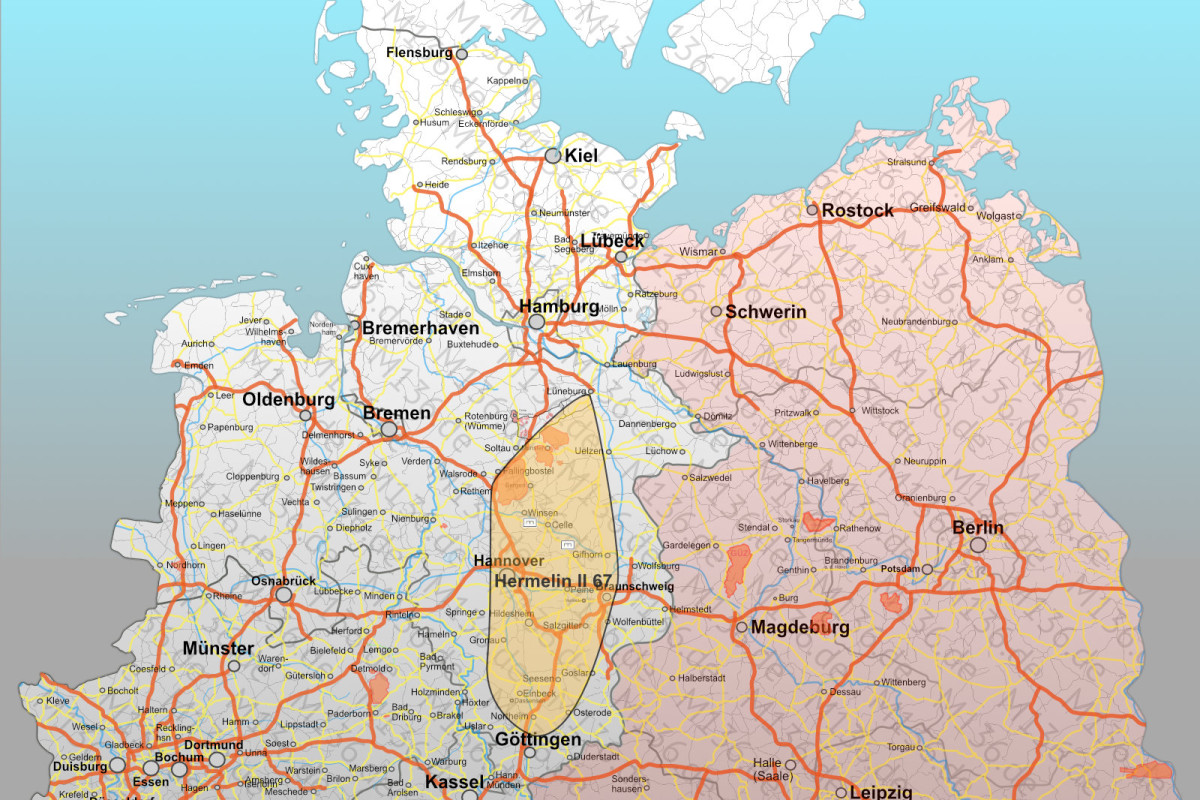 Übungsräume 1967 – Norden
