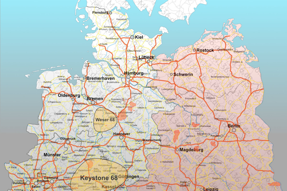 Übungsräume 1968 – Norden