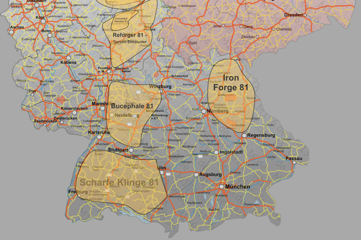 Übungsräume 1981 – Süden