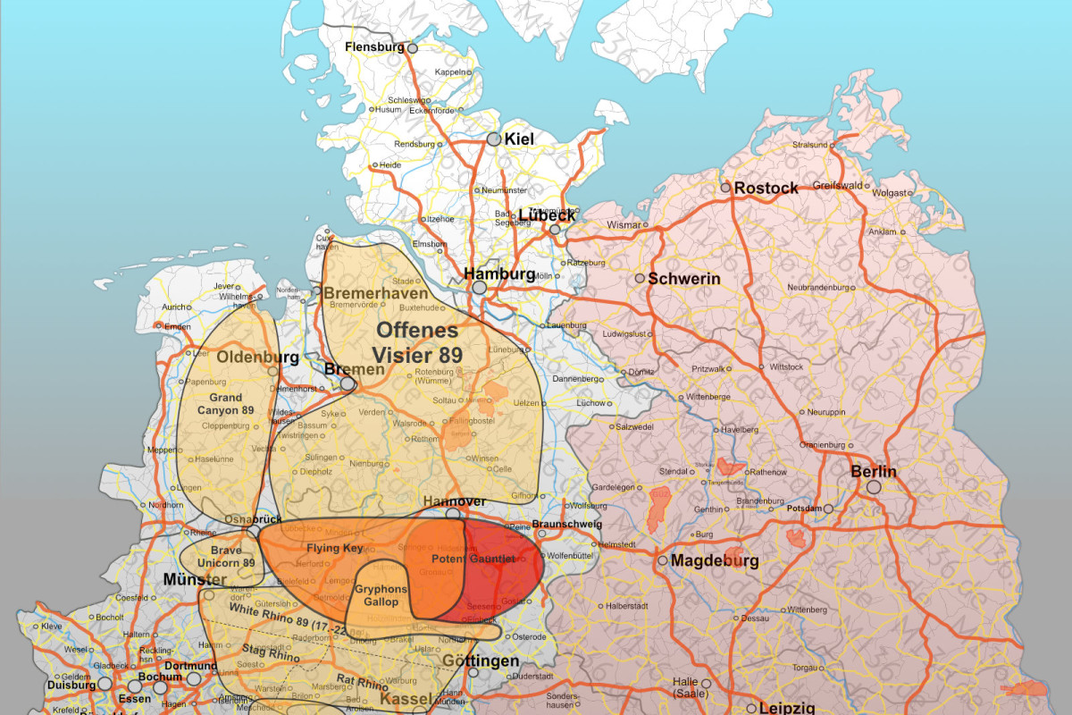 Übungsräume 1989 – Norden